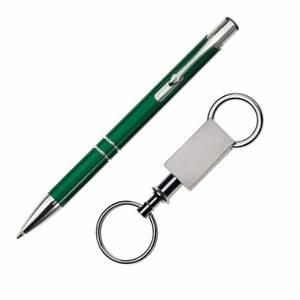 Clicker Pen/Keyring Gift Set
